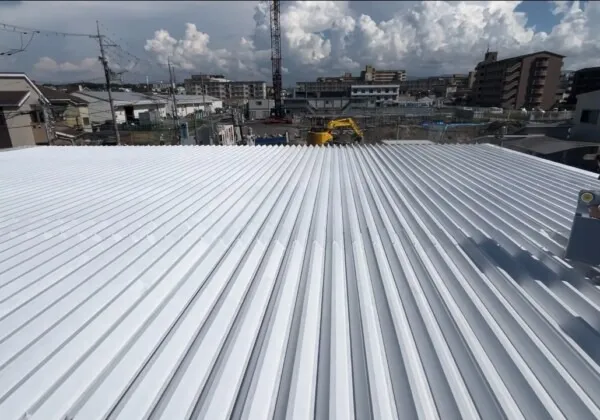 和泉市某倉庫 屋根塗装工事