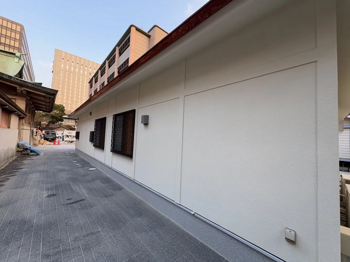 大阪市某神社新築塗装工事