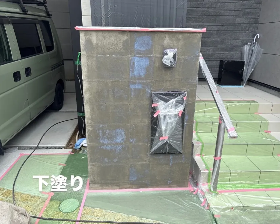 和泉市H様邸　門柱