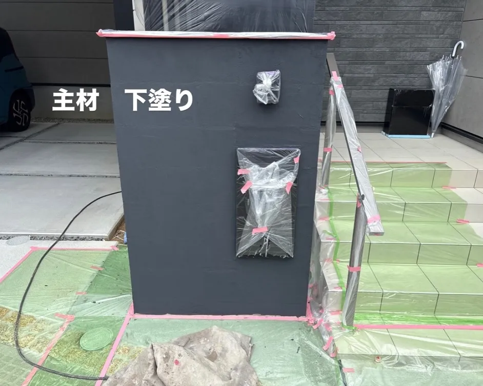 和泉市H様邸　門柱