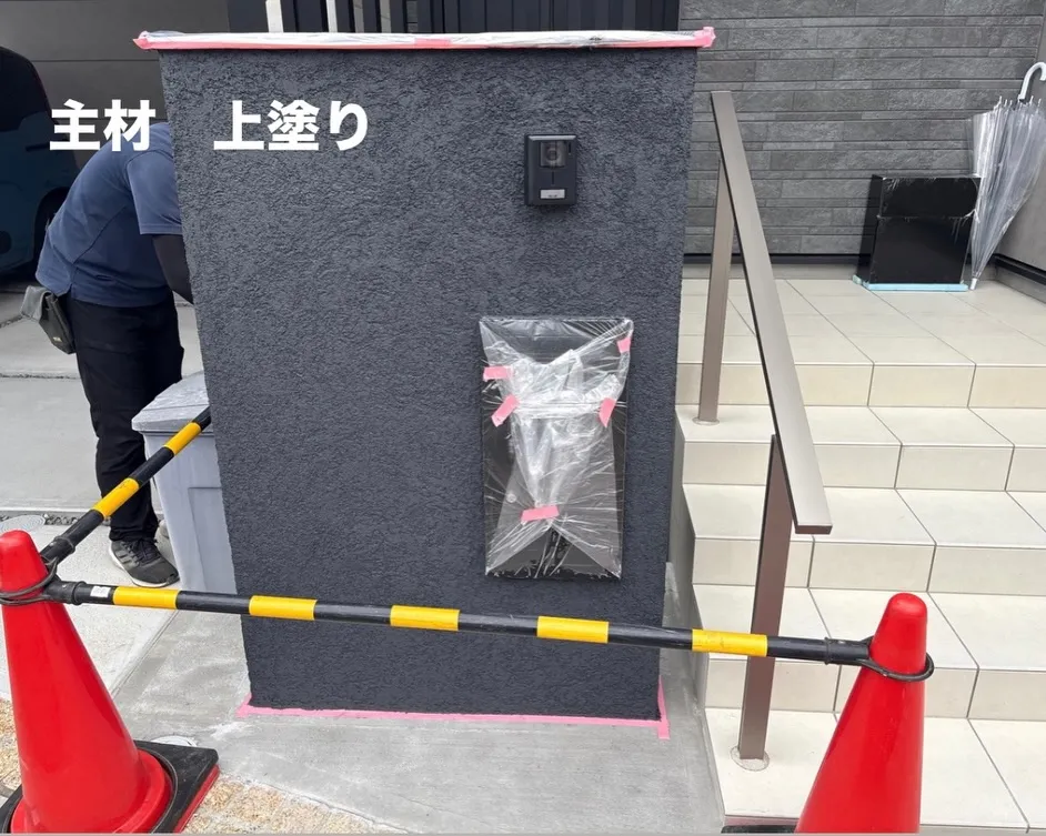 和泉市H様邸　門柱